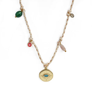 Lucky Eye Color  Necklace Bohemian