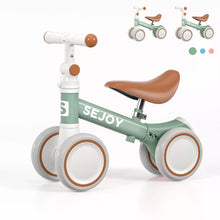 Load image into Gallery viewer, Baby Balance Bike 4 Wheels Toddler Walker Bicycle Toys Birthday Gifts For Girl Boy 3 Colors 1-3 Years Old Kids
