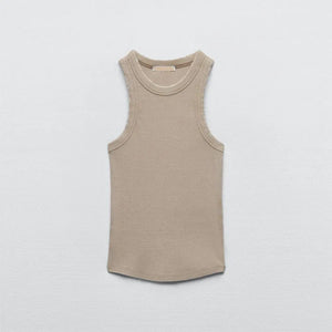 Simple Retro Workwear Women's Tank Top