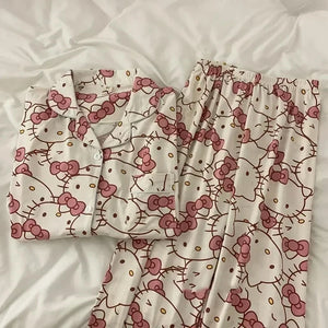 Anime Sanrio Short Pajamas Hello Kitty