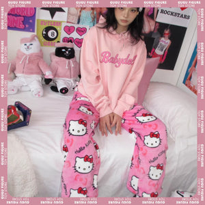 Sanrio  Hello Kitty Flannel Pajamas