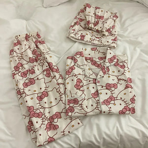 Anime Sanrio Short Pajamas Hello Kitty