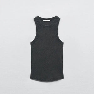 Simple Retro Workwear Women's Tank Top