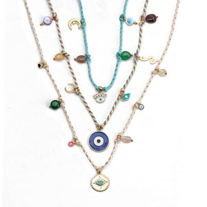 Lucky Eye Color  Necklace Bohemian