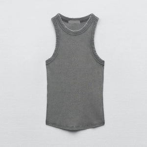 Simple Retro Workwear Women's Tank Top