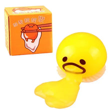 Load image into Gallery viewer, Squishy Puking Egg Yolk Stress Ball Yellow Goop Relieve Stress Toy Funny Squeeze Tricky Antistress Disgusting Egg Kids Toys
